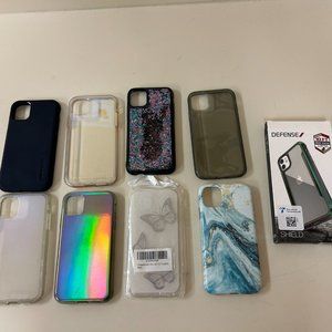 Lot of 9 Iphone 11 Cases (New & Used)